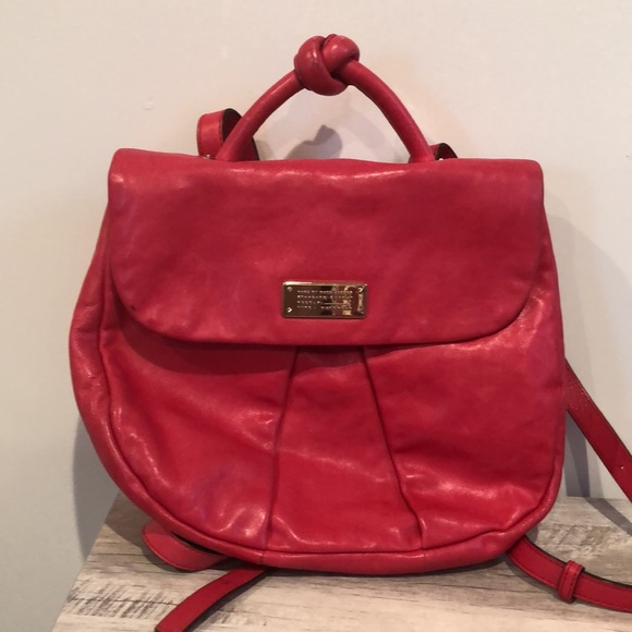 SOLD Marc by Marc Jacobs Red Marchive Leather Backpack - Picture 3 of 8